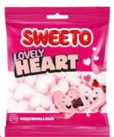 HALAL SWEETO Lovely Heart Marshmallow-60g