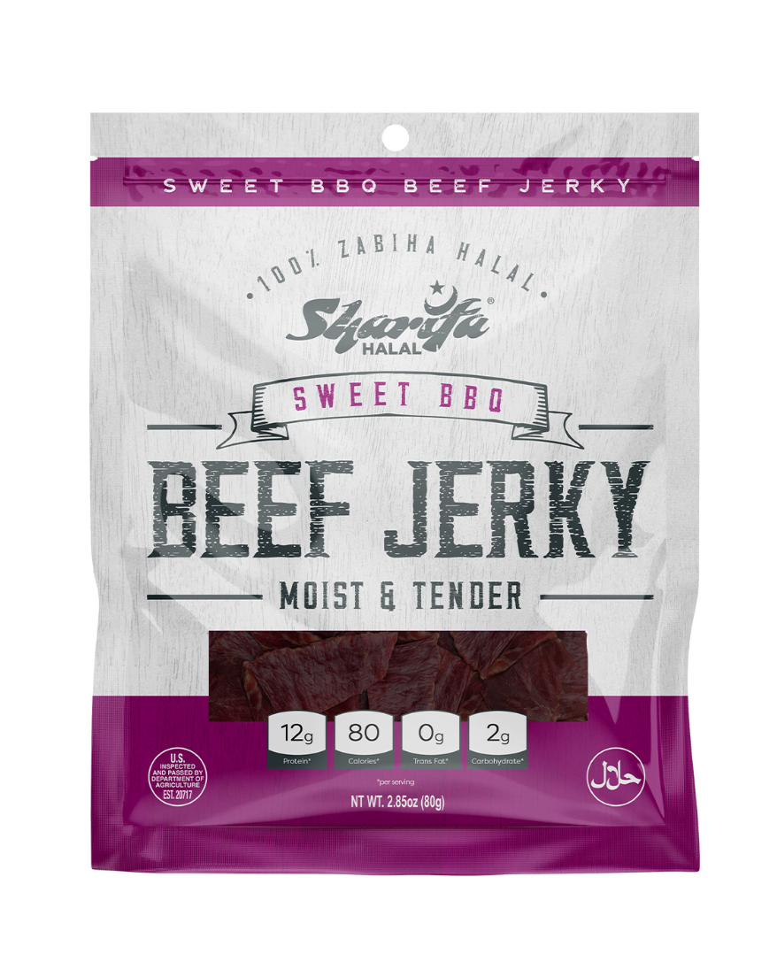 HALAL Sweet BBQ Beef Jerky(80g)