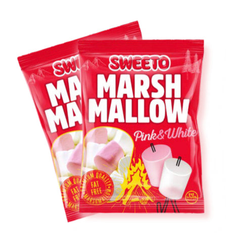 HALAL SWEETO Pink and White Marshmallows 140g