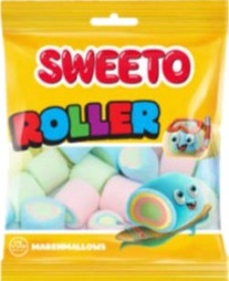 HALAL SWEETO Roller Marshmallows-60g