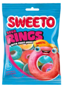 HALAL SWEETO Sour Rings-100g