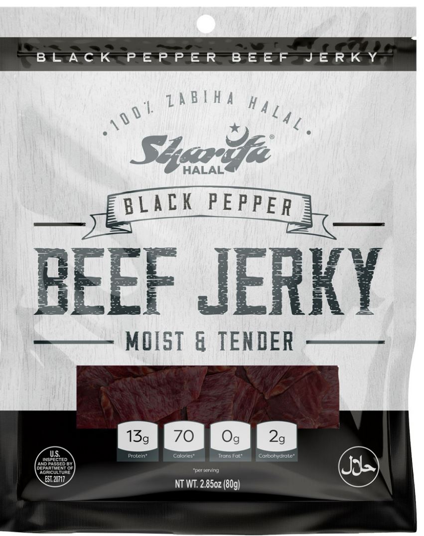 HALAL Black Pepper Beef Jerky (80g)